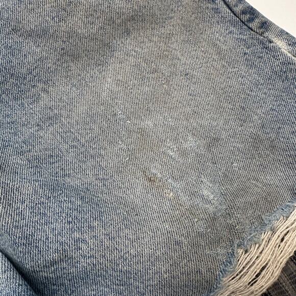 Vintage Carhartt Destroyed Distressed Flannel Lined Workwear Jeans 34 x 36 - Picture 6 of 12